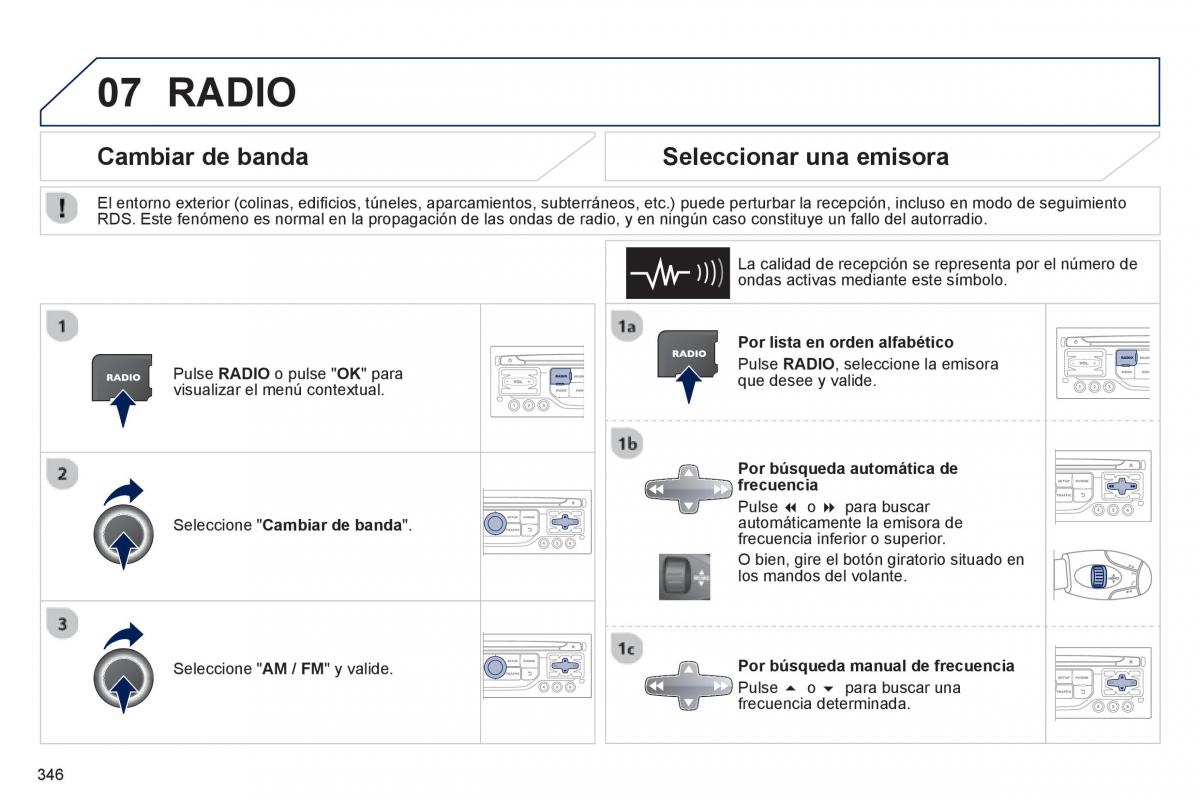 manual  Peugeot 5008 manual del propietario / page 348