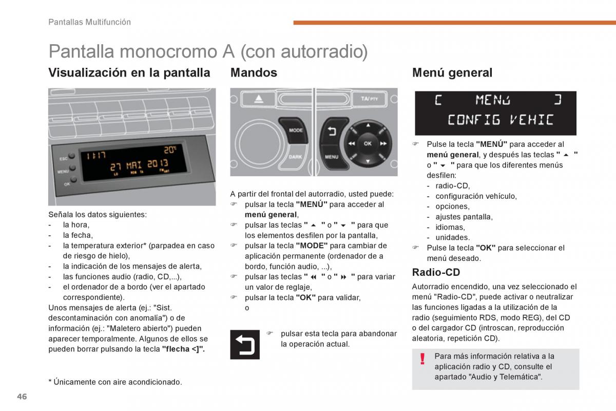 manual  Peugeot 5008 manual del propietario / page 48