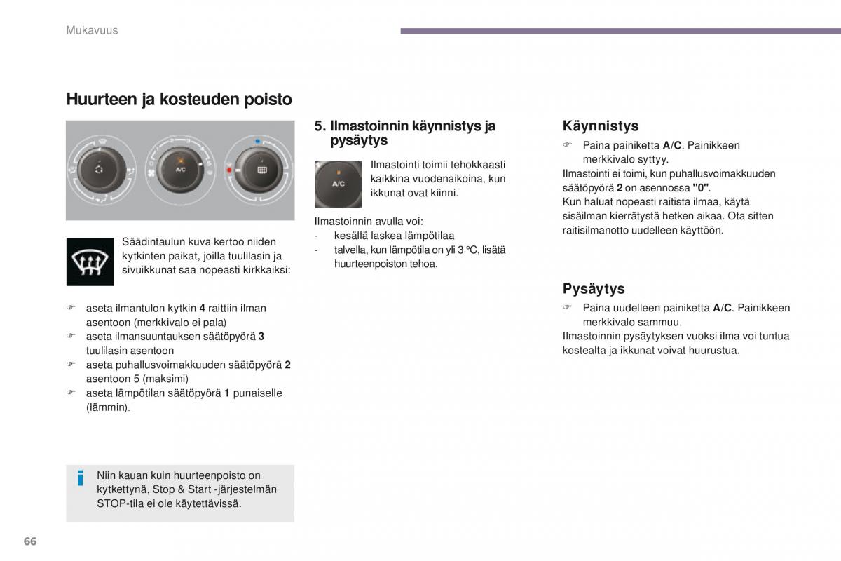 Peugeot 5008 omistajan kasikirja / page 68