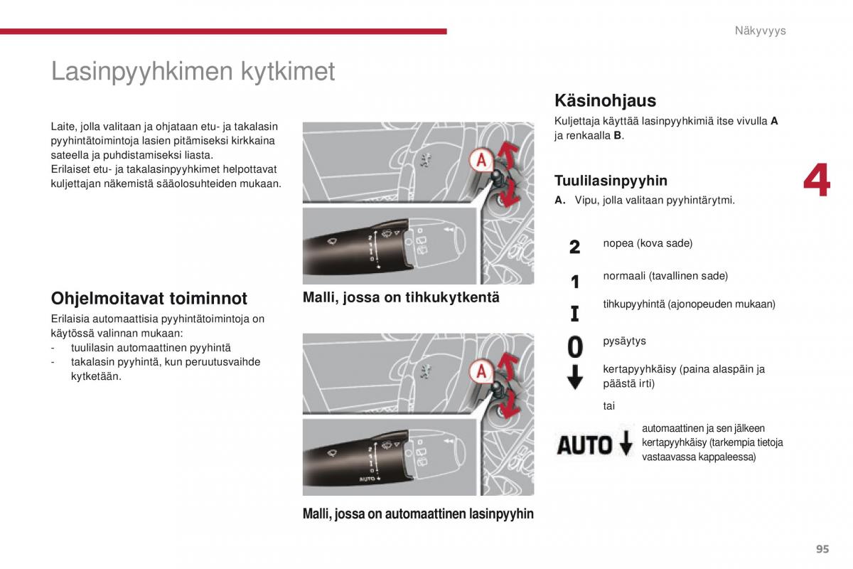 Peugeot 5008 omistajan kasikirja / page 97