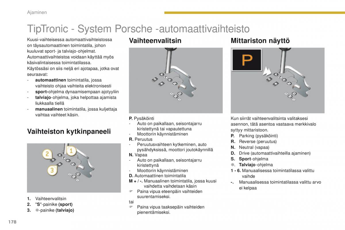 Peugeot 5008 omistajan kasikirja / page 180