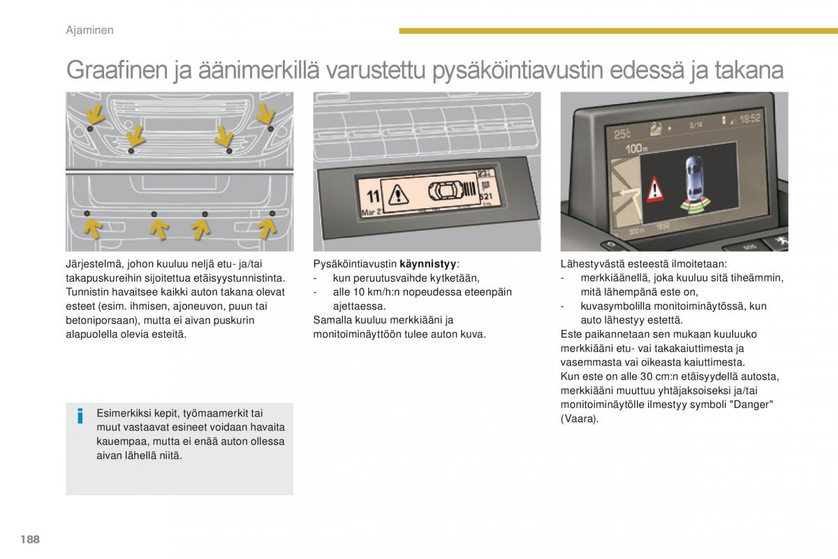 Peugeot 5008 omistajan kasikirja / page 190