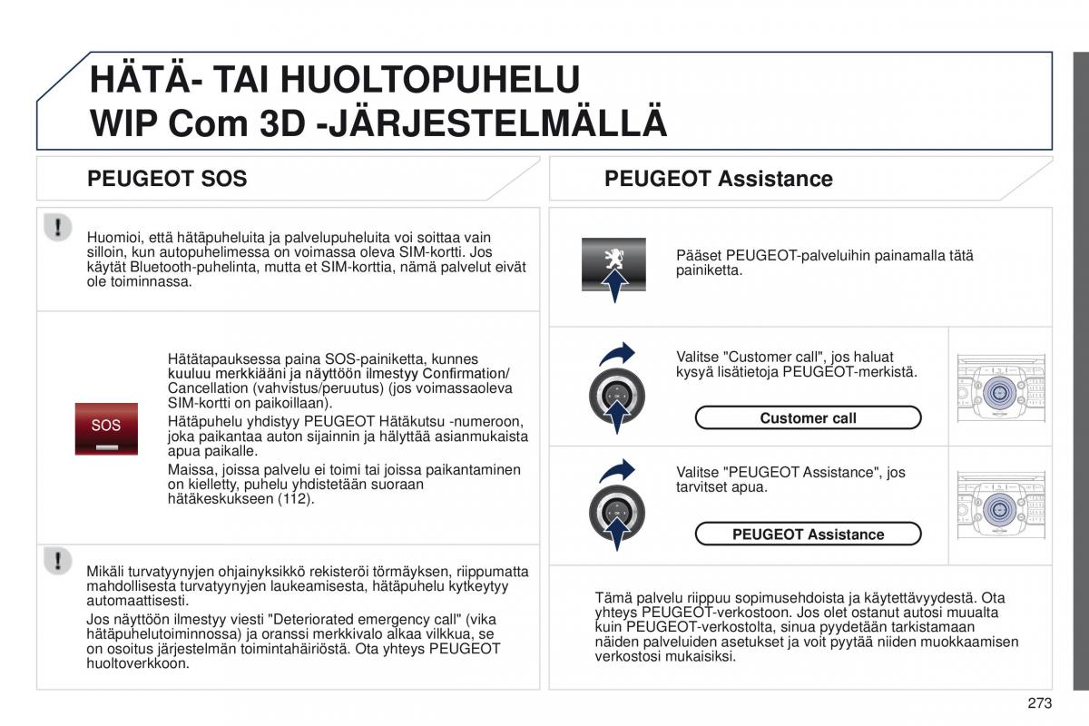 Peugeot 5008 omistajan kasikirja / page 275