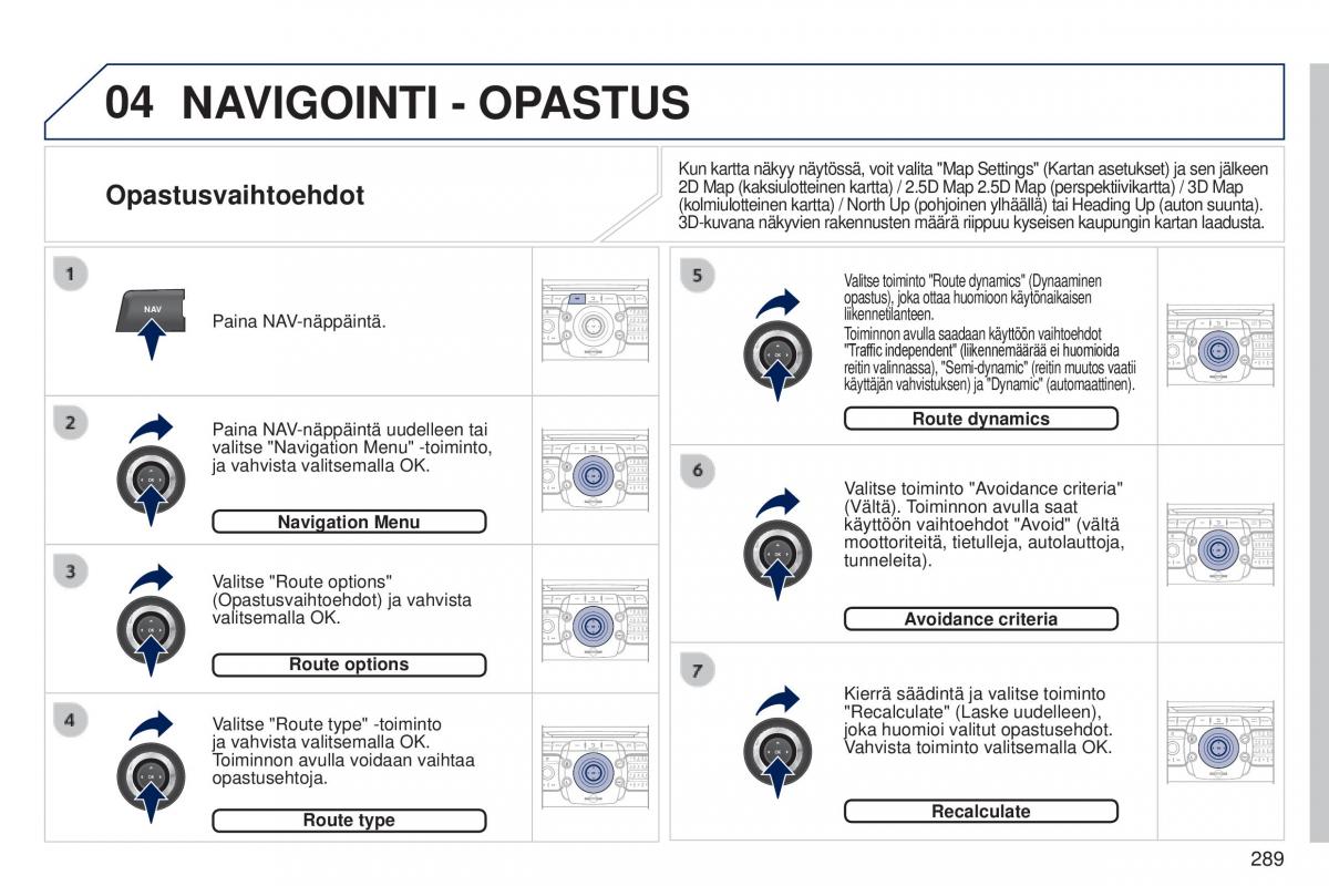 Peugeot 5008 omistajan kasikirja / page 291