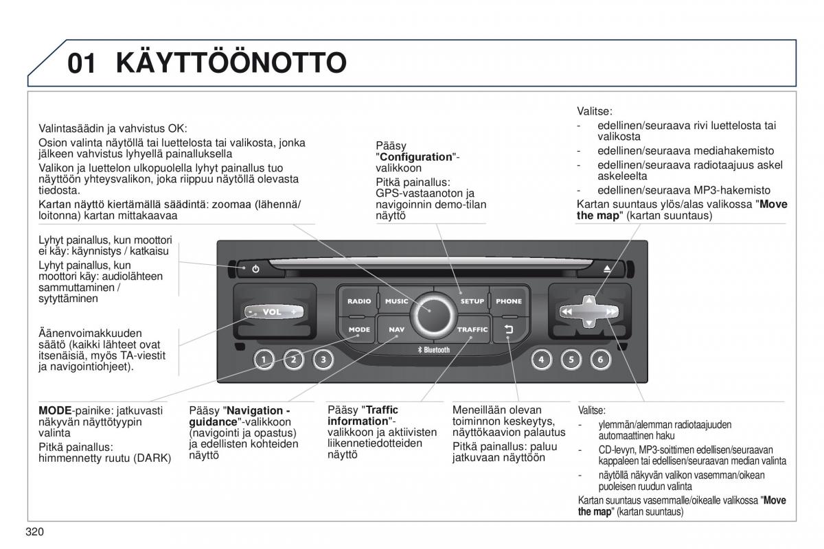 Peugeot 5008 omistajan kasikirja / page 322