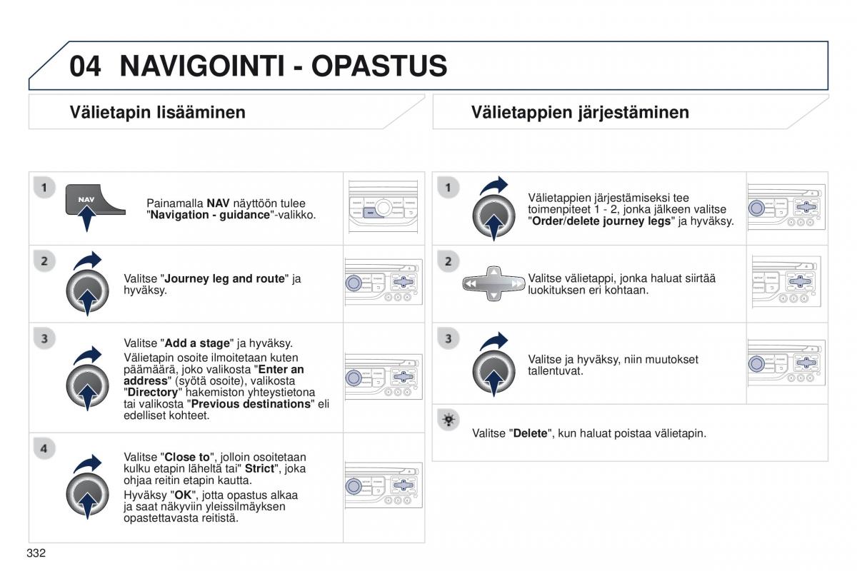 Peugeot 5008 omistajan kasikirja / page 334