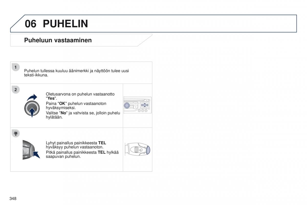 Peugeot 5008 omistajan kasikirja / page 350