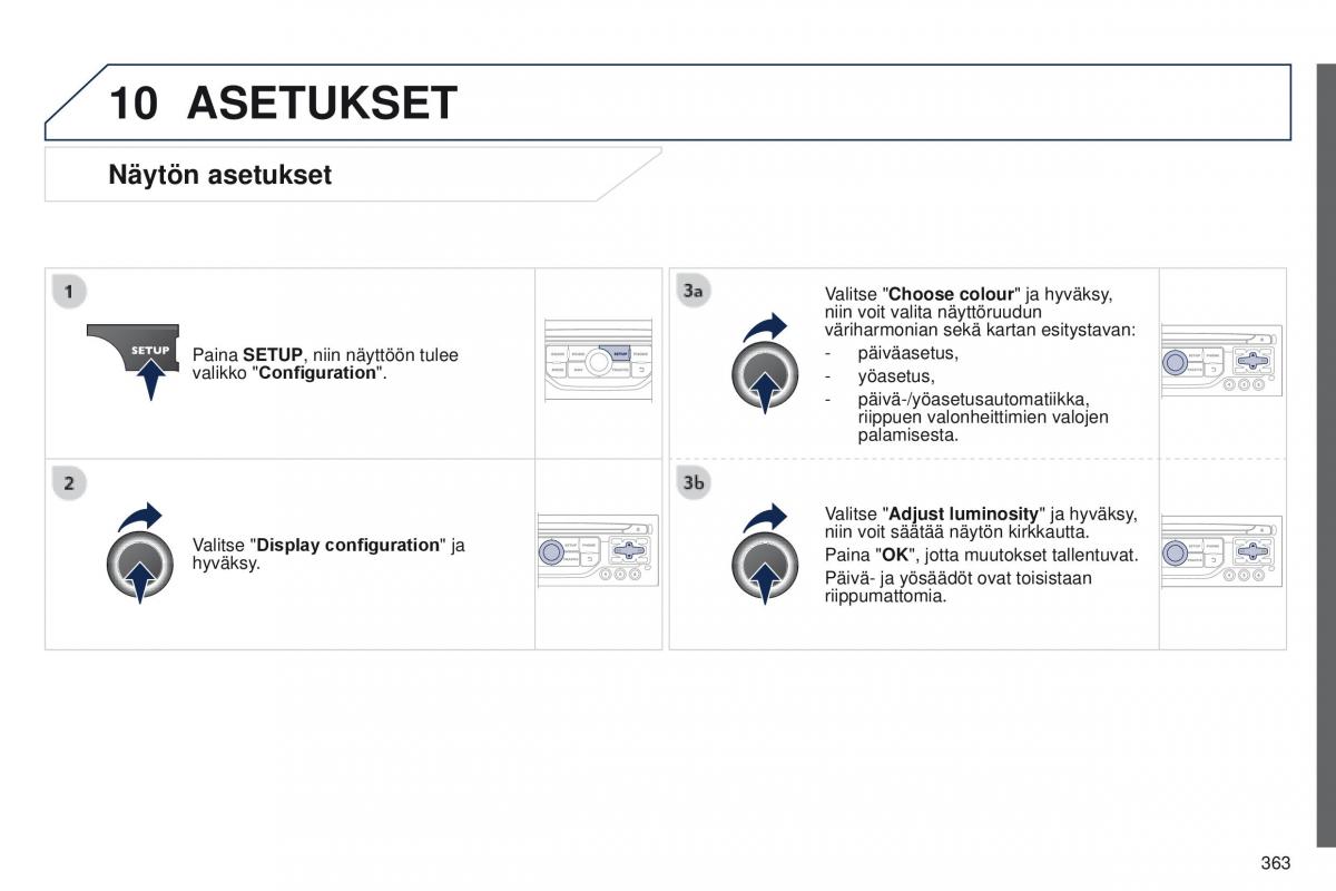 Peugeot 5008 omistajan kasikirja / page 365