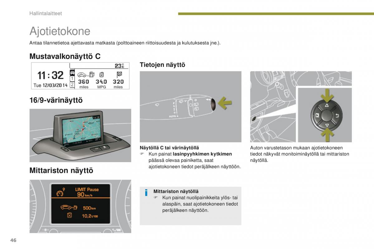 Peugeot 5008 omistajan kasikirja / page 48