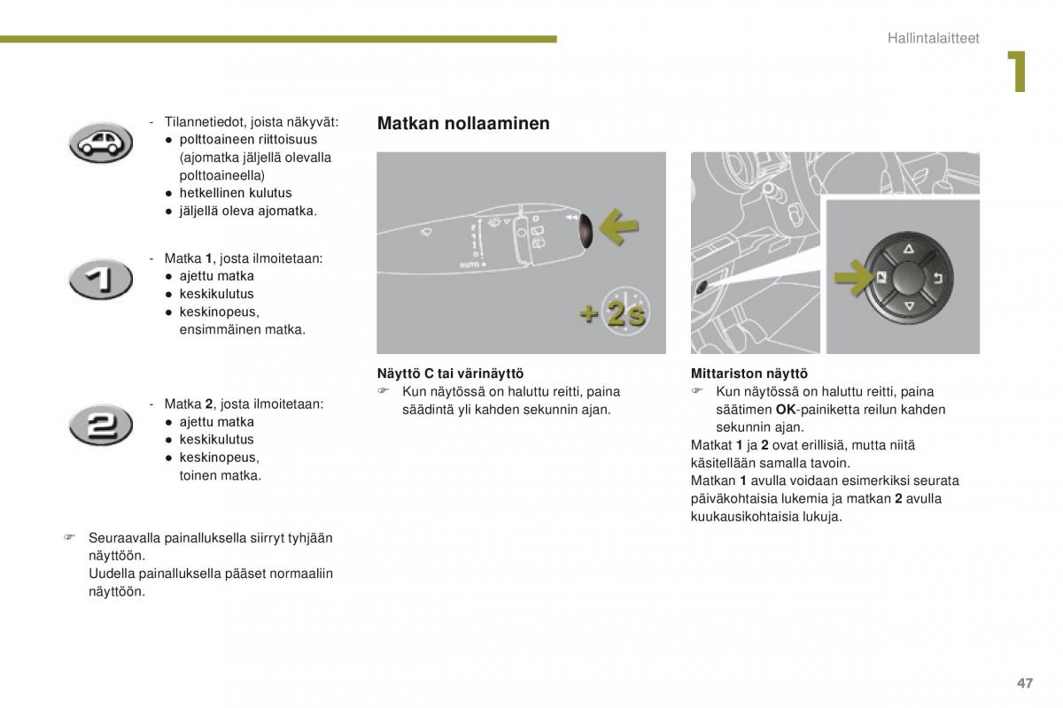 Peugeot 5008 omistajan kasikirja / page 49