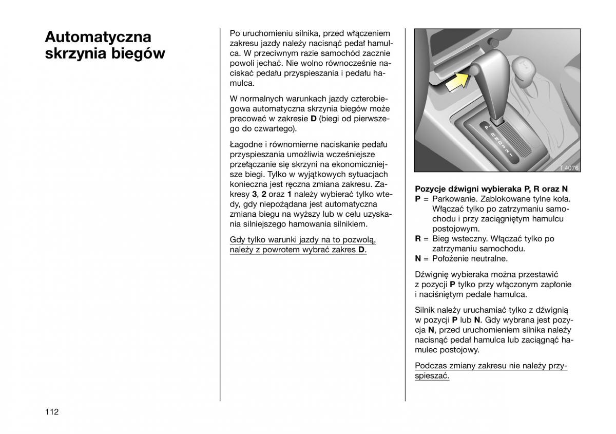 Opel Frontera B Isuzu Wizard Vauxhall Holden instrukcja obslugi instrukcja obslugi / page 112