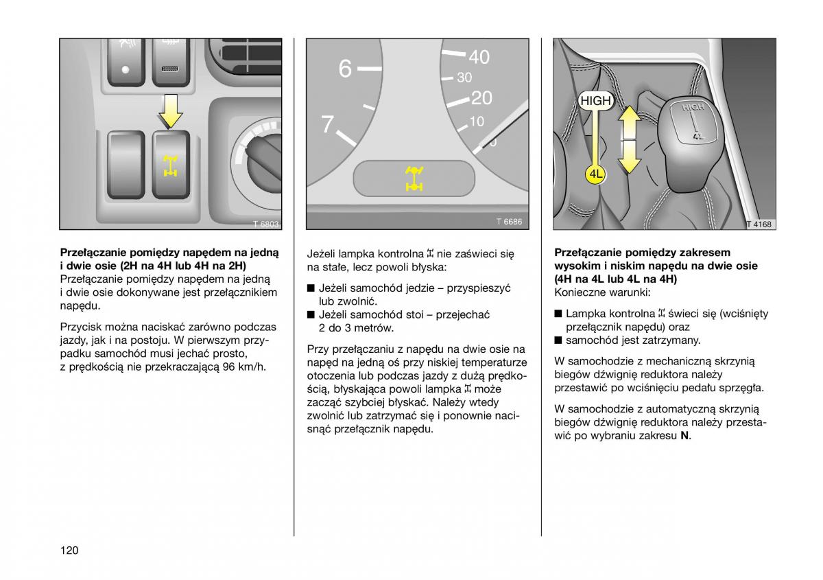 Opel Frontera B Isuzu Wizard Vauxhall Holden instrukcja obslugi instrukcja obslugi / page 120