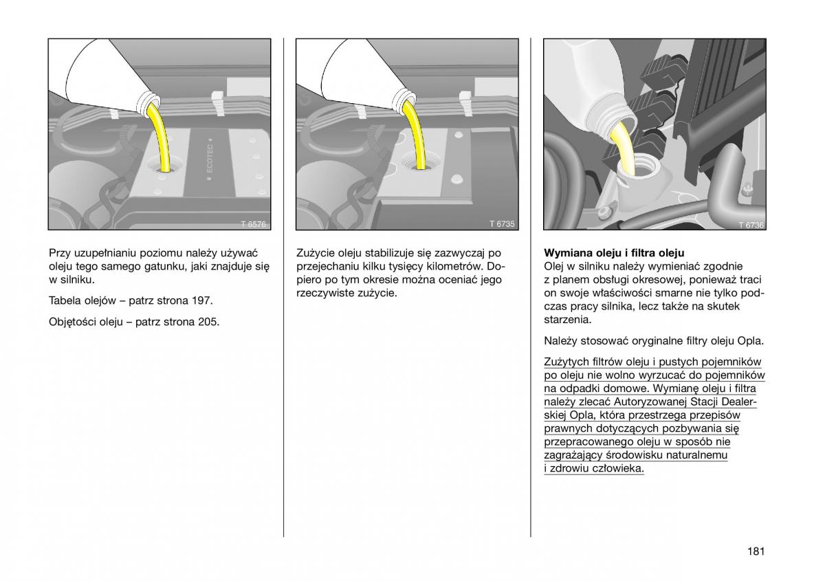 Opel Frontera B Isuzu Wizard Vauxhall Holden instrukcja obslugi instrukcja obslugi / page 181