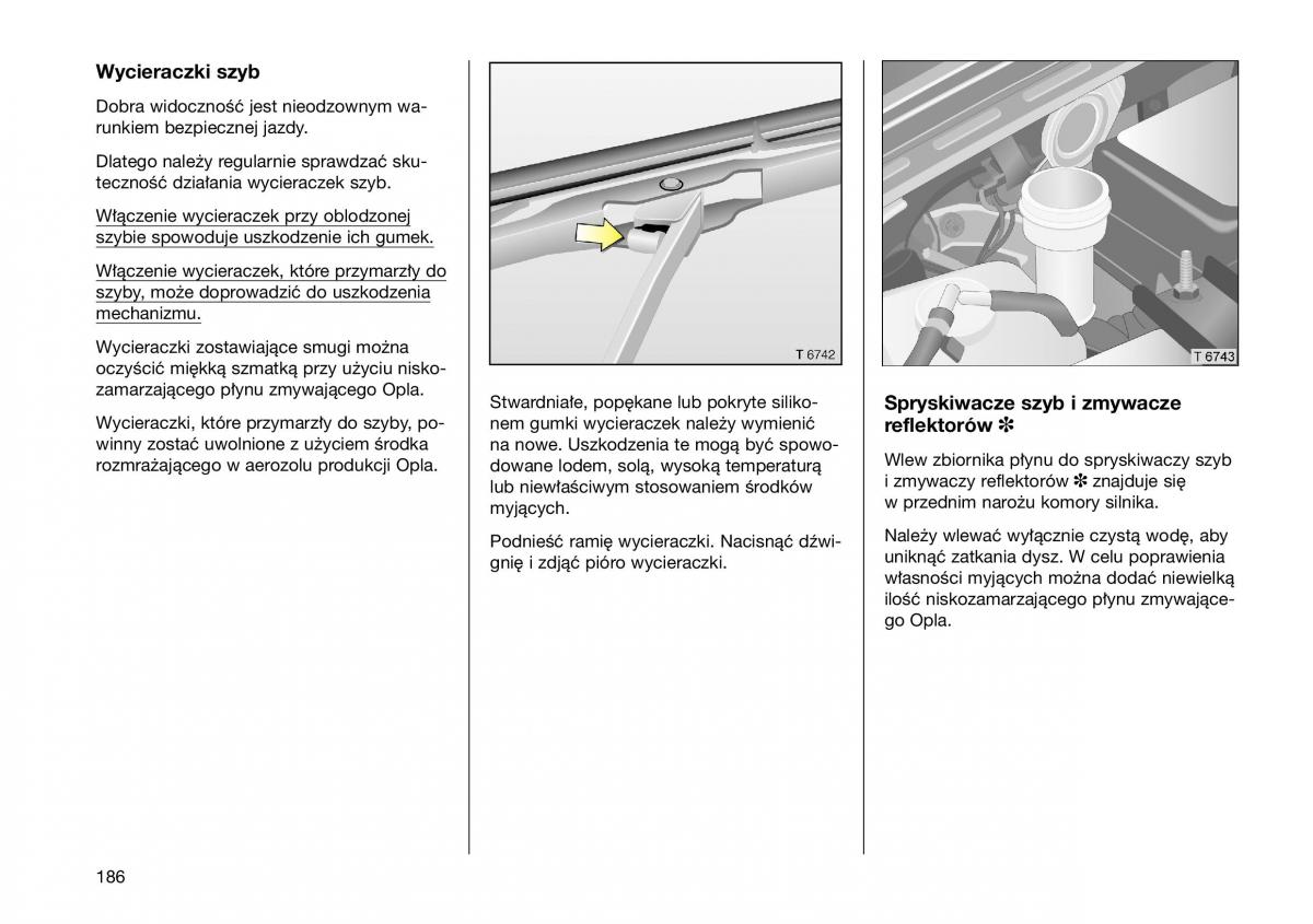 Opel Frontera B Isuzu Wizard Vauxhall Holden instrukcja obslugi instrukcja obslugi / page 186