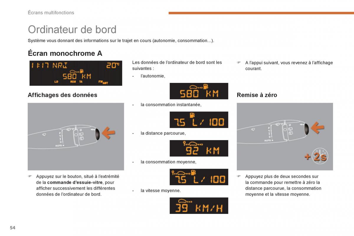 Peugeot 5008 manuel du proprietaire / page 56