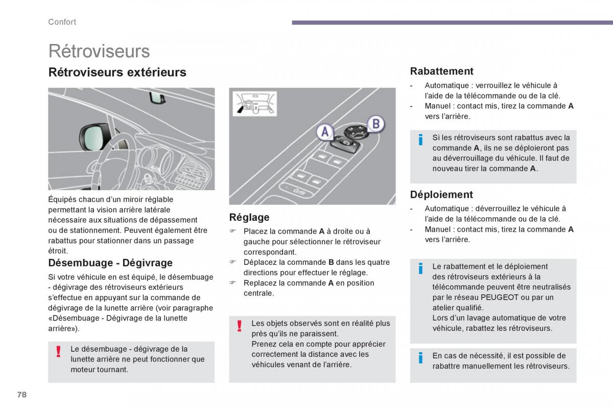 Peugeot 5008 manuel du proprietaire / page 80