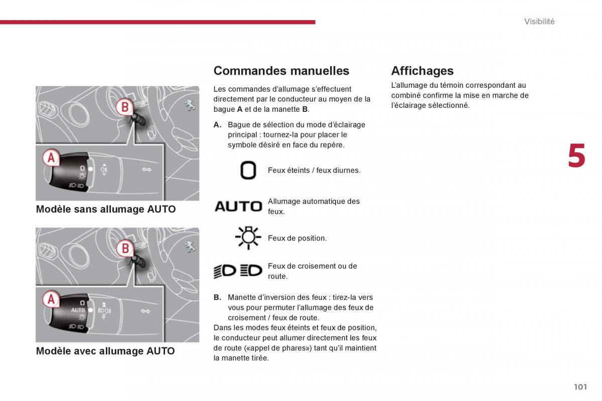 Peugeot 5008 manuel du proprietaire / page 103