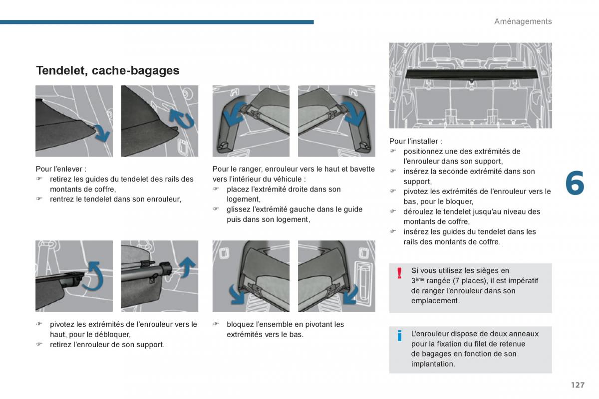 Peugeot 5008 manuel du proprietaire / page 129