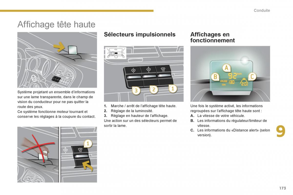 Peugeot 5008 manuel du proprietaire / page 175