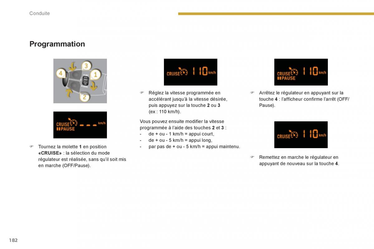 Peugeot 5008 manuel du proprietaire / page 184