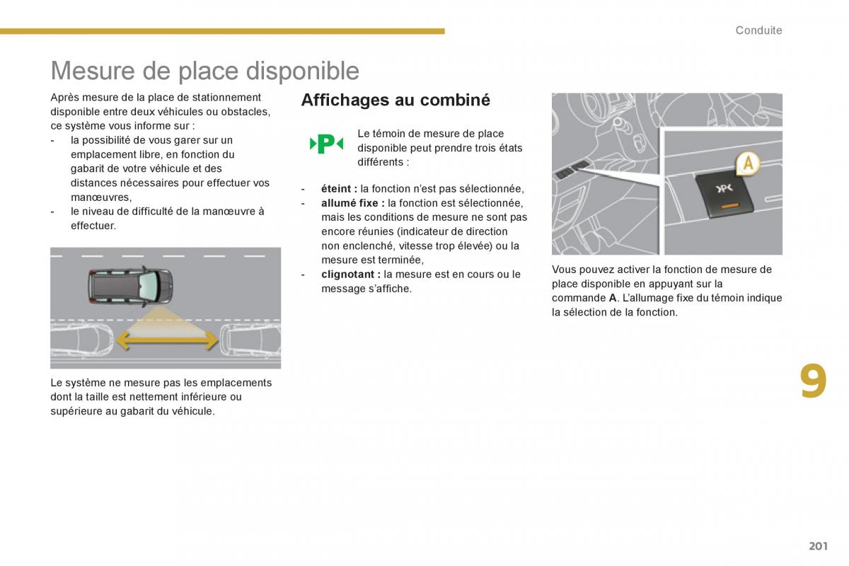 Peugeot 5008 manuel du proprietaire / page 203