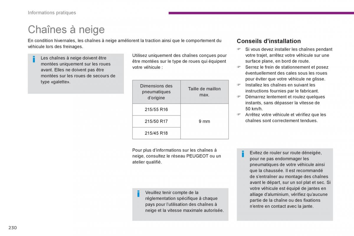 Peugeot 5008 manuel du proprietaire / page 232