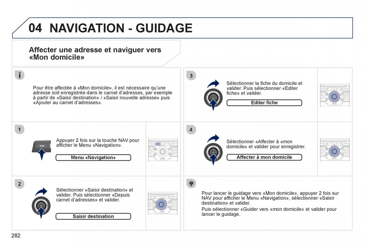 Peugeot 5008 manuel du proprietaire / page 284