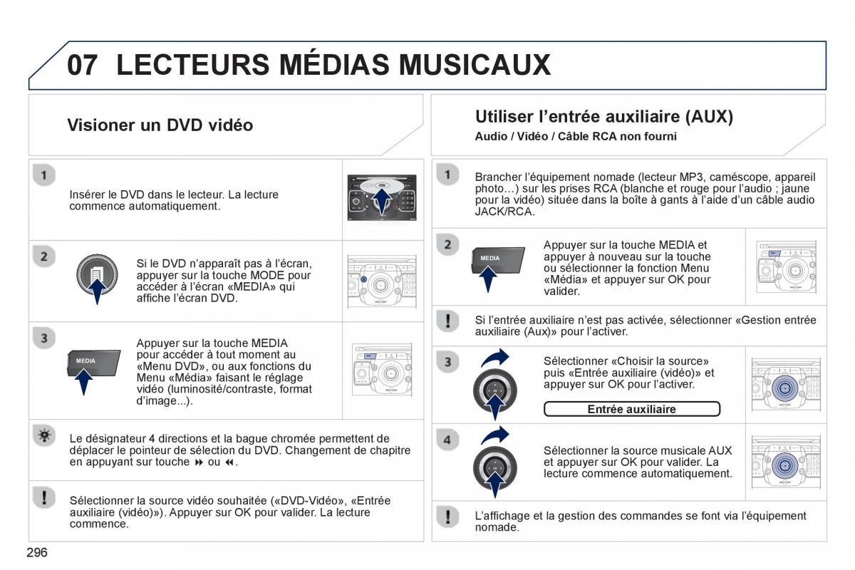 Peugeot 5008 manuel du proprietaire / page 298