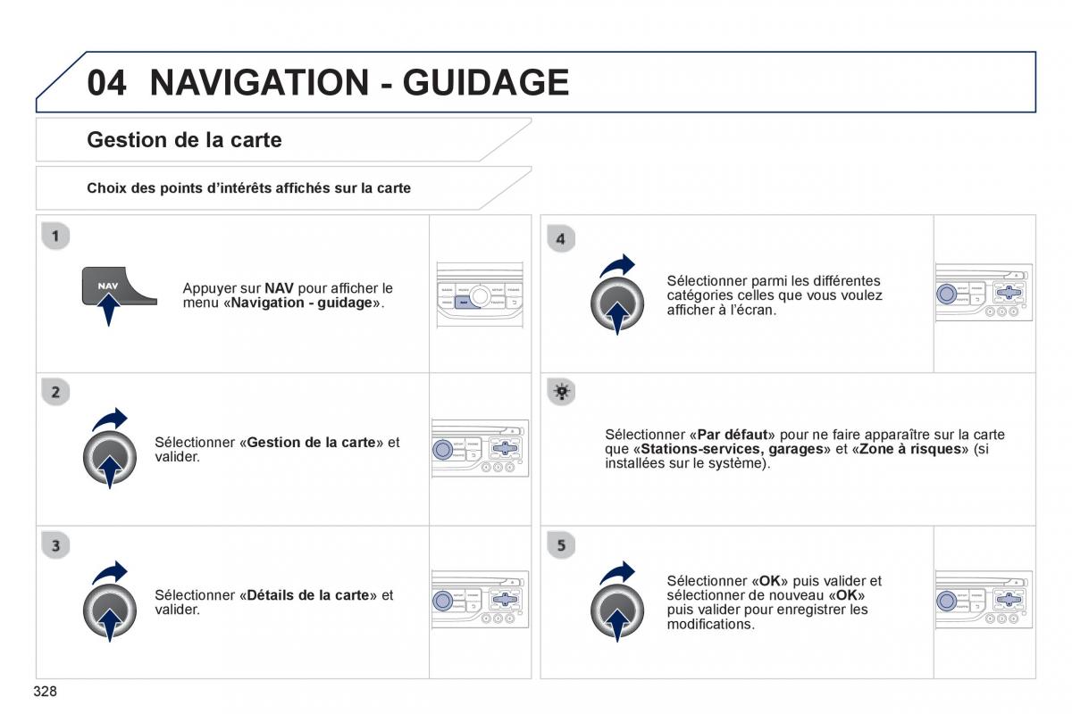 Peugeot 5008 manuel du proprietaire / page 330