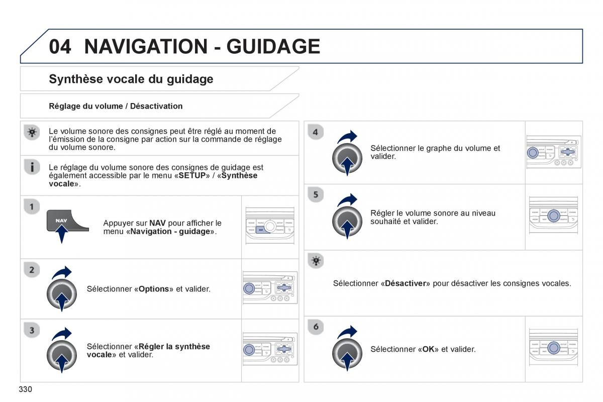 Peugeot 5008 manuel du proprietaire / page 332