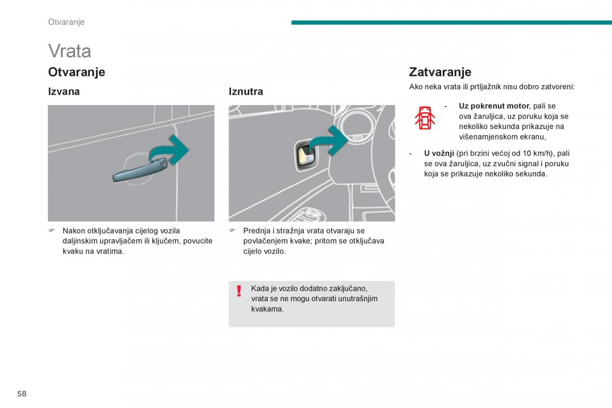 Peugeot 5008 vlasnicko uputstvo / page 60