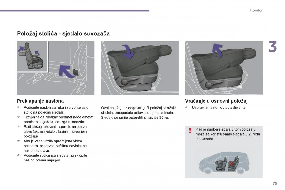 Peugeot 5008 vlasnicko uputstvo / page 77