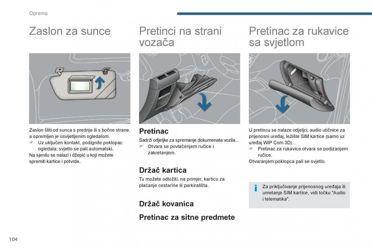 Peugeot 5008 vlasnicko uputstvo / page 106