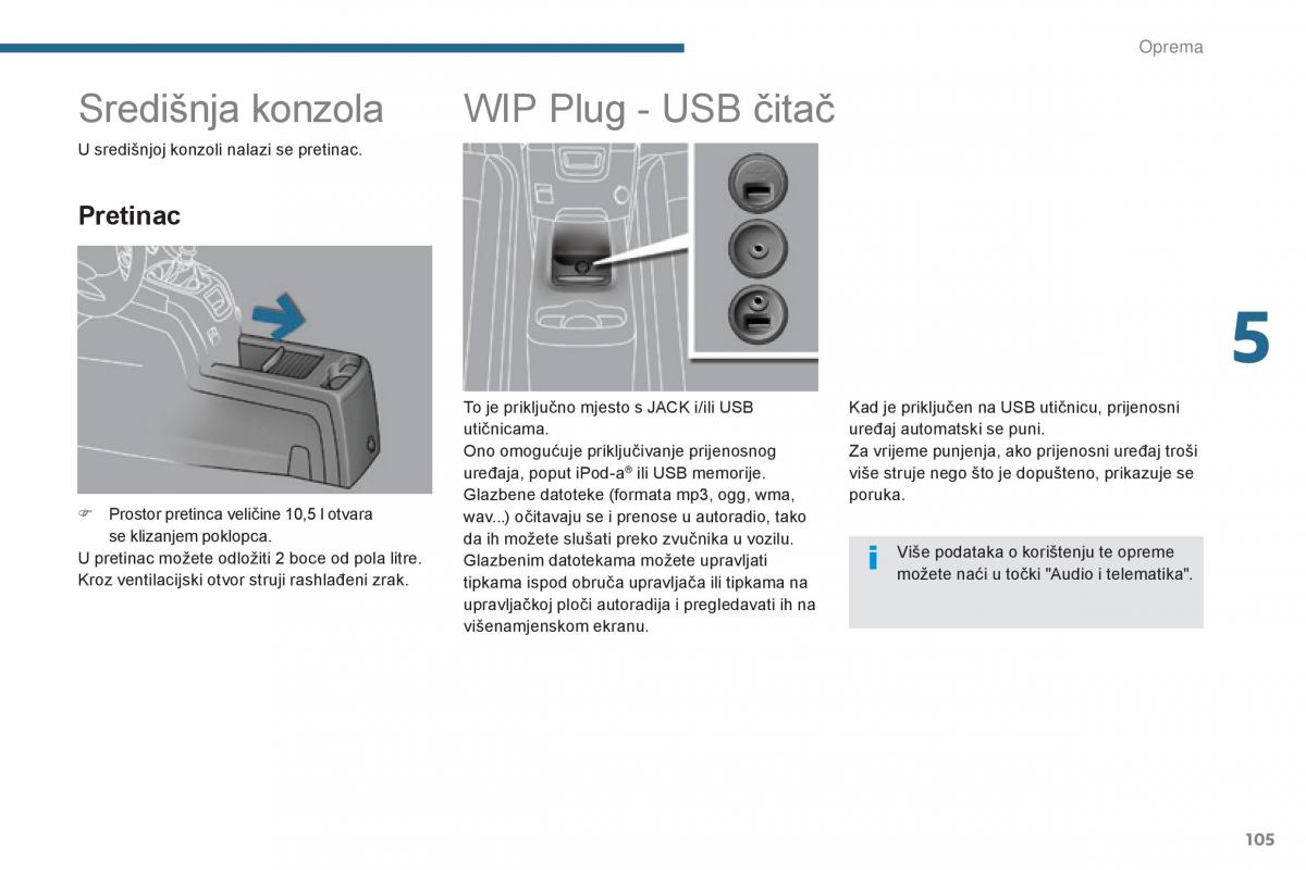 Peugeot 5008 vlasnicko uputstvo / page 107