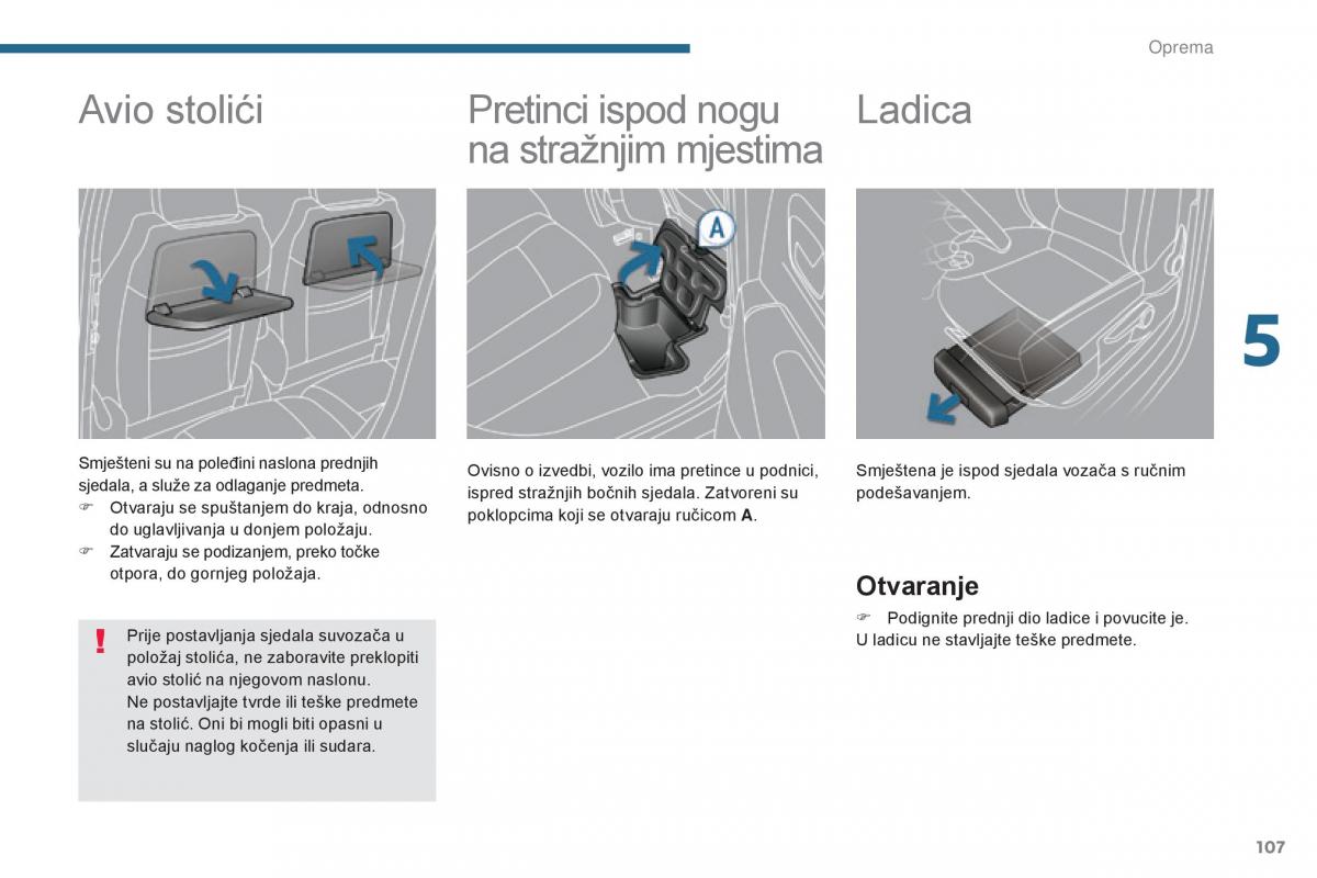 Peugeot 5008 vlasnicko uputstvo / page 109