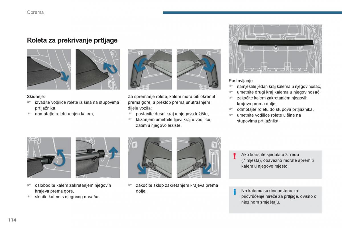 Peugeot 5008 vlasnicko uputstvo / page 116