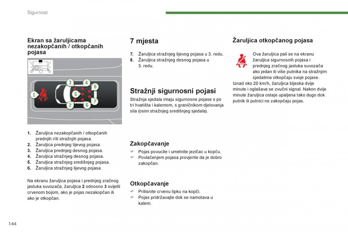 Peugeot 5008 vlasnicko uputstvo / page 146