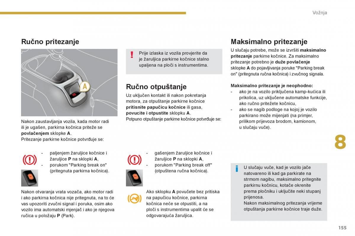 Peugeot 5008 vlasnicko uputstvo / page 157