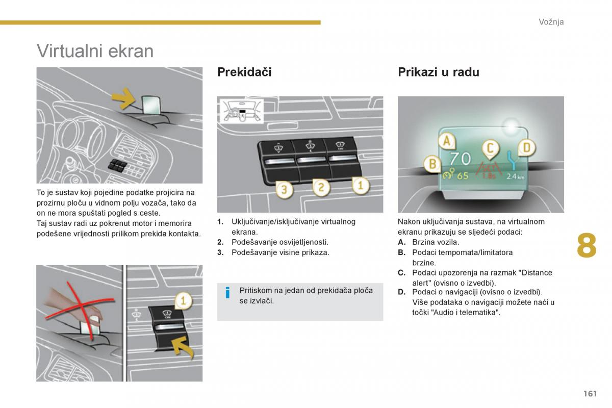 Peugeot 5008 vlasnicko uputstvo / page 163