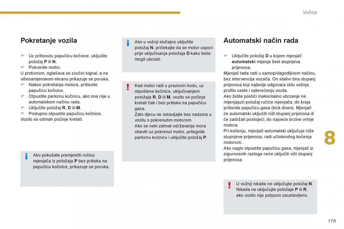 Peugeot 5008 vlasnicko uputstvo / page 181