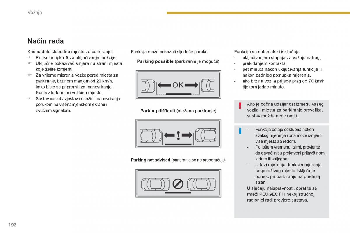 Peugeot 5008 vlasnicko uputstvo / page 194