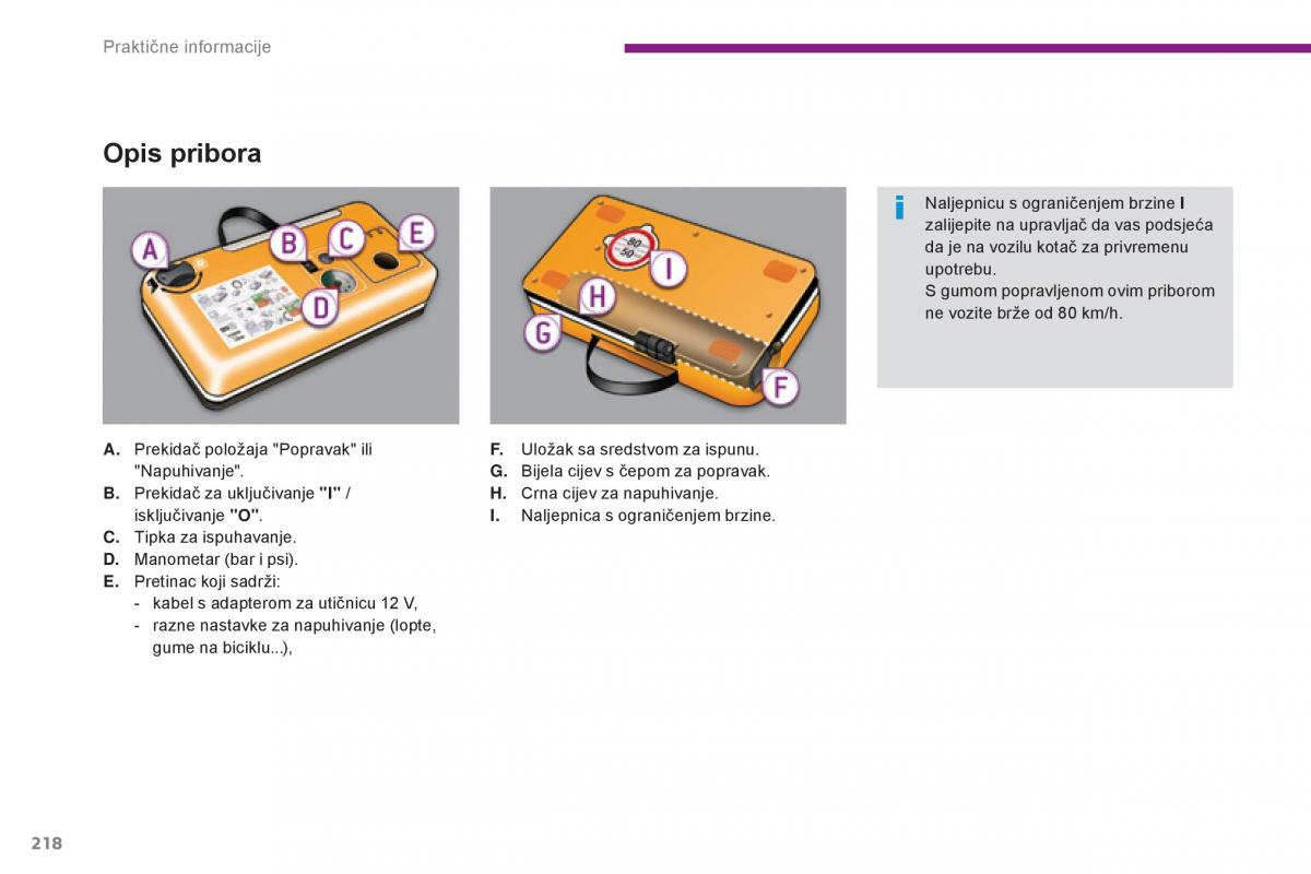 Peugeot 5008 vlasnicko uputstvo / page 220