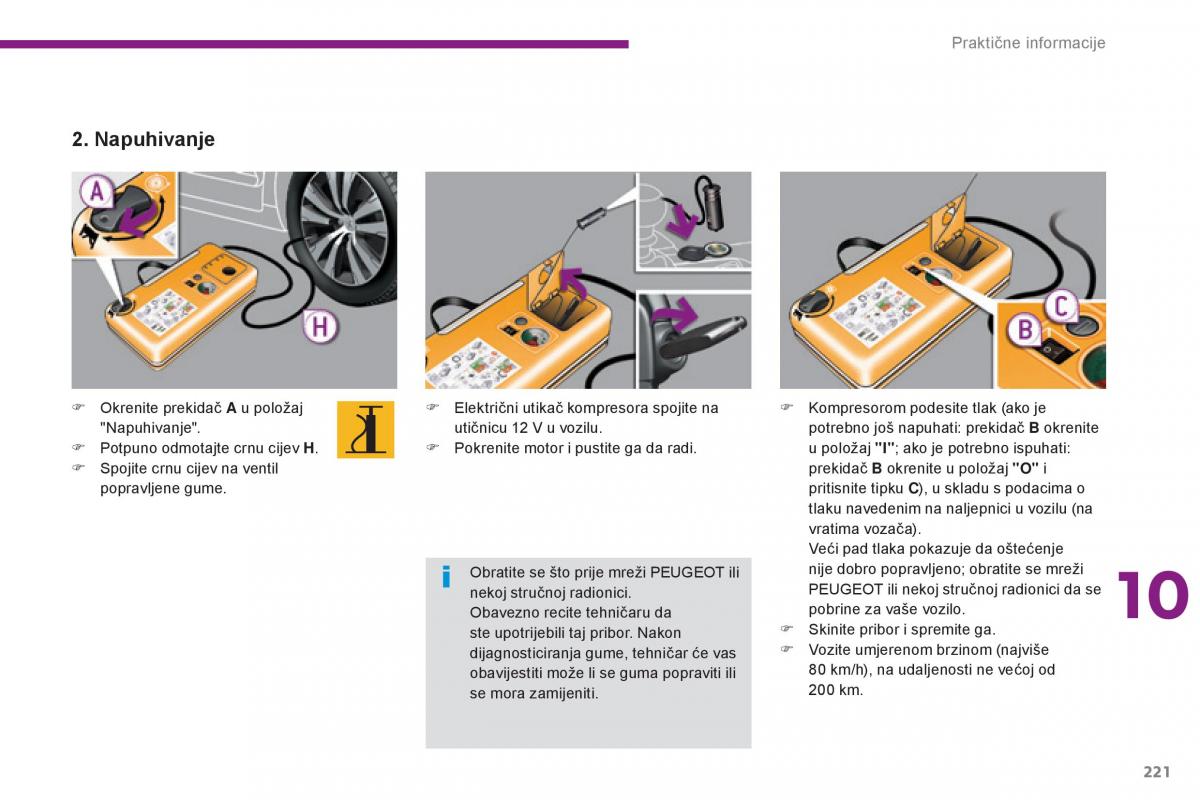 Peugeot 5008 vlasnicko uputstvo / page 223