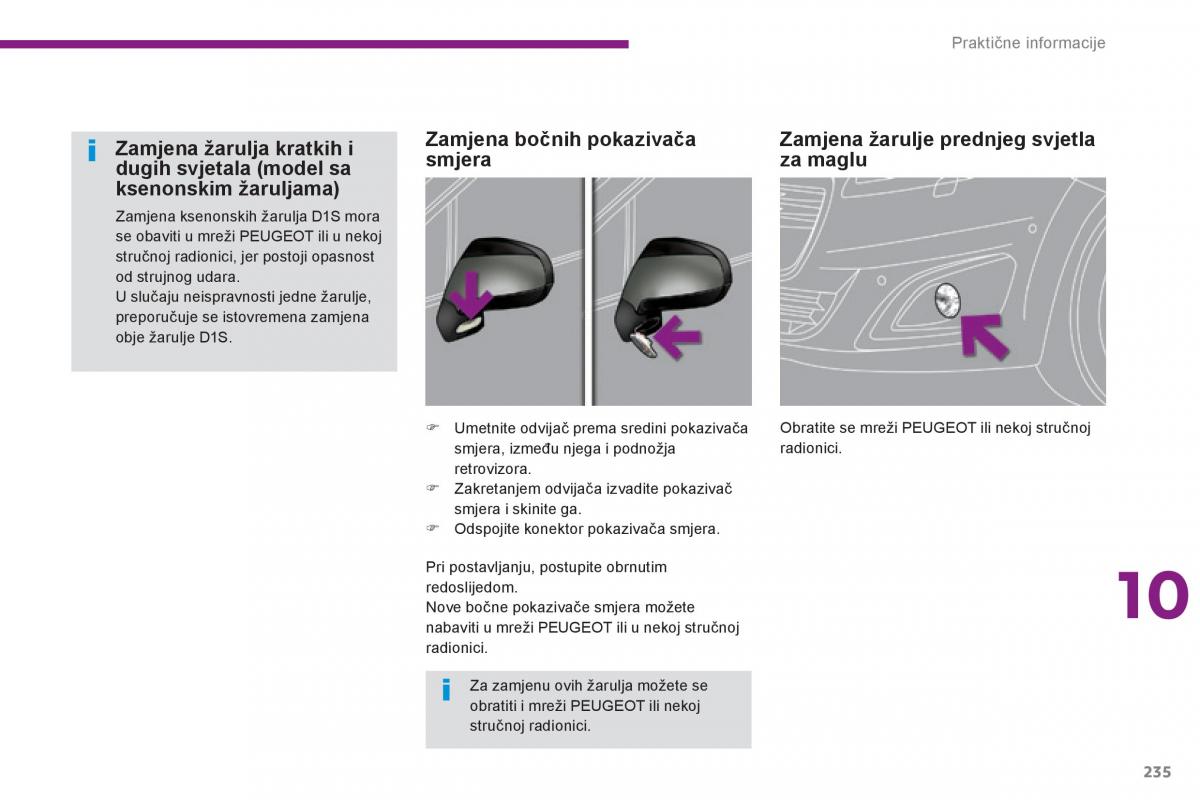 Peugeot 5008 vlasnicko uputstvo / page 237