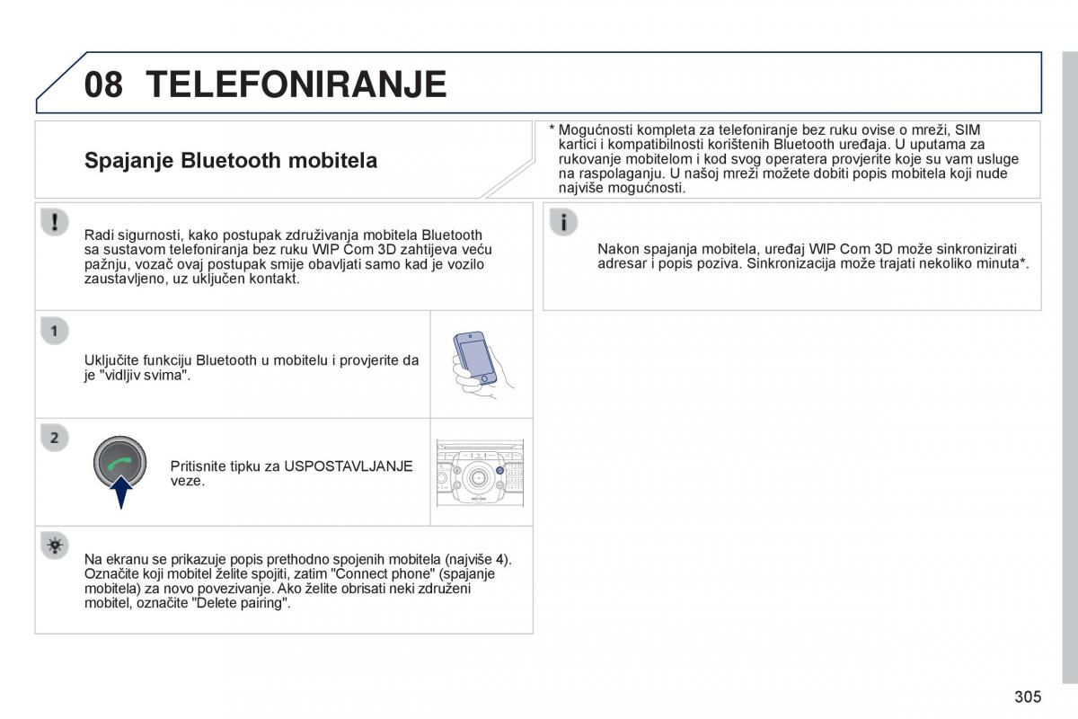 Peugeot 5008 vlasnicko uputstvo / page 307