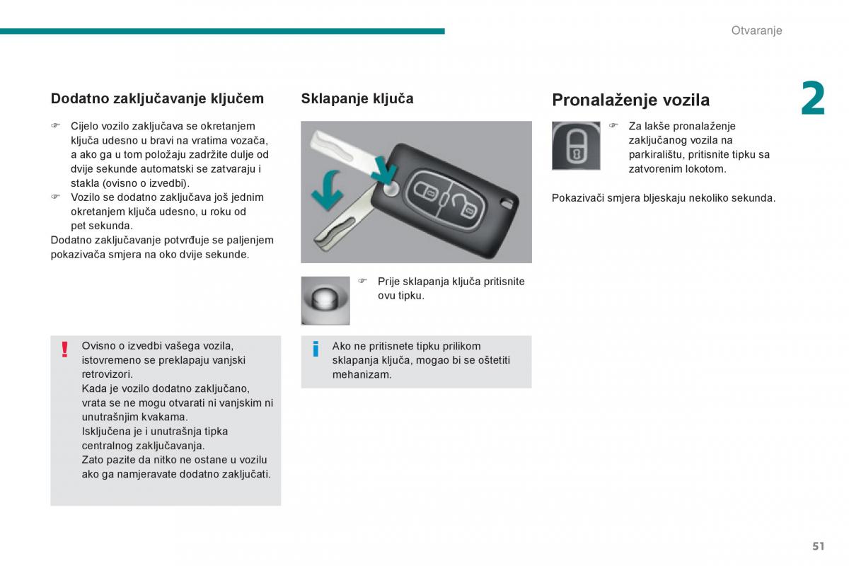 Peugeot 5008 vlasnicko uputstvo / page 53