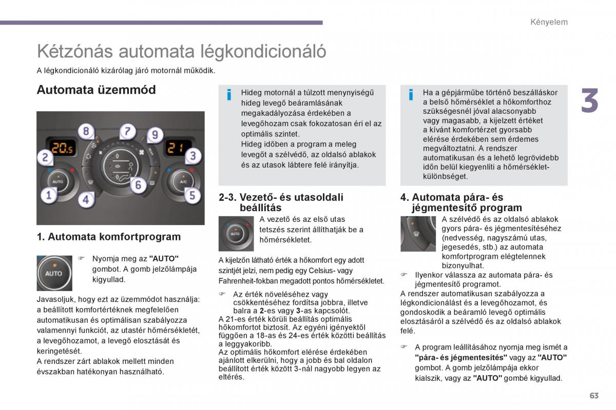 Peugeot 5008 Kezelesi utmutato / page 65