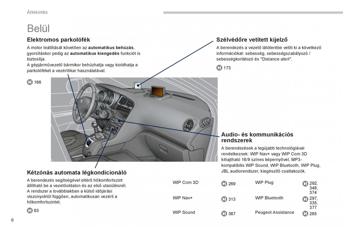 Peugeot 5008 Kezelesi utmutato / page 10