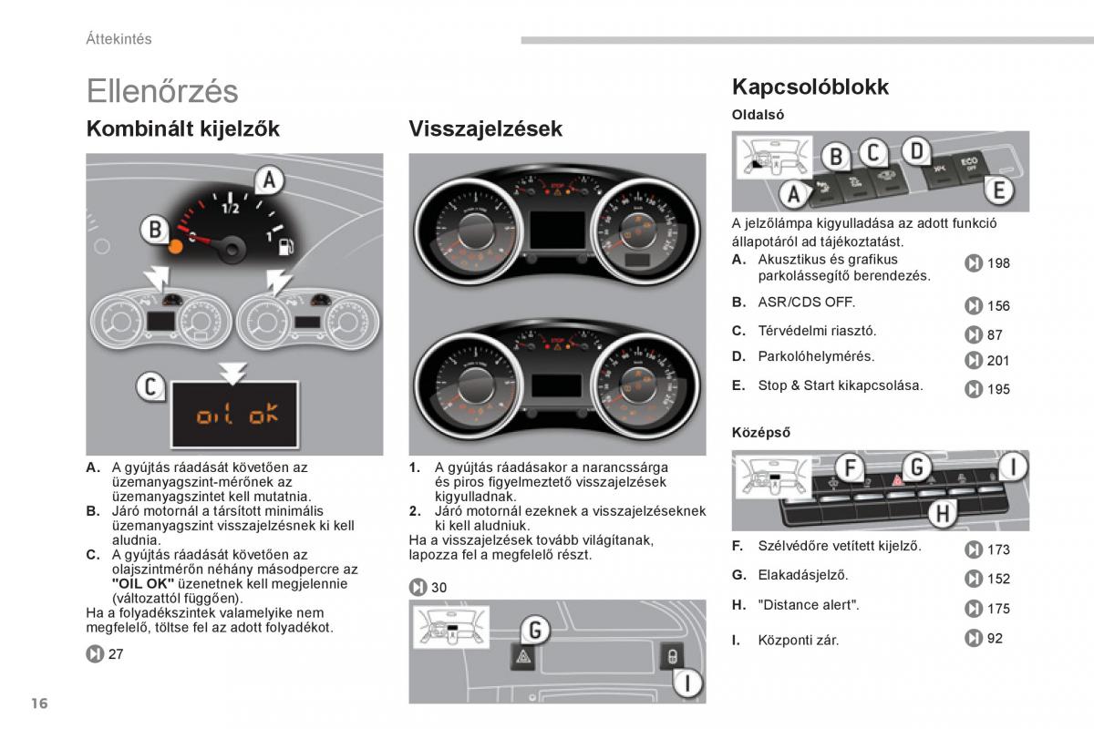 Peugeot 5008 Kezelesi utmutato / page 18