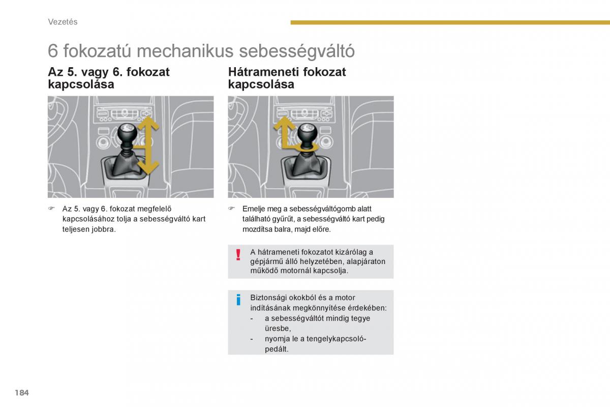 Peugeot 5008 Kezelesi utmutato / page 186